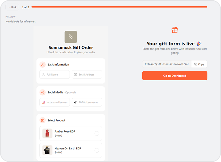 Share a Custom Link